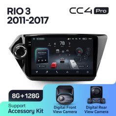Radio samochodowe Teyes CC4 Pro 2k 8+128 Gb Kia RIO 3 2011-2017 9"