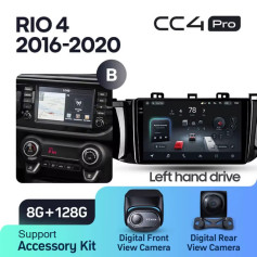 Radio samochodowe Teyes CC4 Pro 2k 8+128 Gb Kia Rio 4 2016-2020 (B) 9"