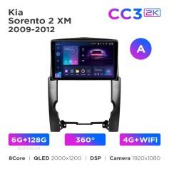 Radio samochodowe Teyes CC3 2k 6+128 Gb 360° Kia Sorento 2 XM 2009-2012 (A) 10