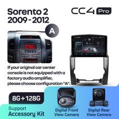 Radio samochodowe Teyes CC4 Pro 2k 8+128 Gb Kia Sorento 2 XM 2009-2012 (A) 10"