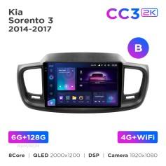 Radio samochodowe Teyes CC3 2k 6+128 Gb Kia Sorento 3 2014-2017 (B) 10"