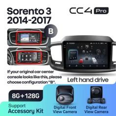 Radio samochodowe Teyes CC4 Pro 2k 8+128 Gb Kia Sorento 3 2014-2017 (B) 10"