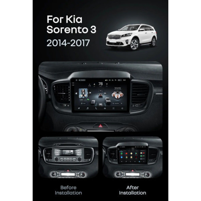 Radio samochodowe Teyes CC4 Pro 2k 8+128 Gb Kia Sorento 3 2014-2017 (B) 10"