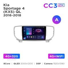 Radio samochodowe Teyes CC3 2k 4+32 Gb Kia Sportage 4 QL 2016-2018 (A) 9"