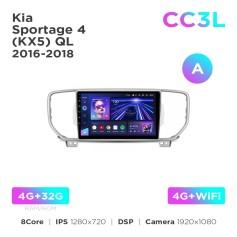 Radio samochodowe do Kia Sportage 4 QL 2016-2018 (A) Teyes CC3L 4+32 Gb 9"