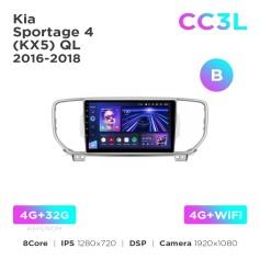 Radio samochodowe do Kia Sportage 4 QL 2016-2018 (B) Teyes CC3L 4+32 Gb 9"