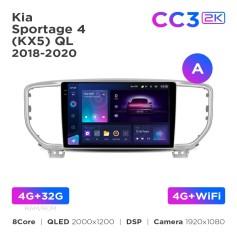 Radio samochodowe Teyes CC3 2k 4+32 Gb Kia Sportage 4 QL 2018-2022 (A) 9"