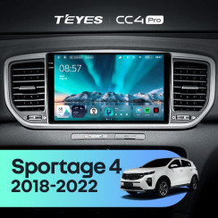 Radio samochodowe Teyes CC4 Pro 2k 8+128 Gb Kia Sportage 4 QL 2018-2022 (B) 9"