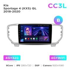 Radio samochodowe do Kia Sportage 4 QL 2018-2022 (B) Teyes CC3L 4+32 Gb 9"