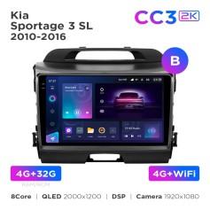 Radio samochodowe Teyes CC3 2k 4+32 Gb Kia Sportage 3 SL 2010-2016 (B) 9"