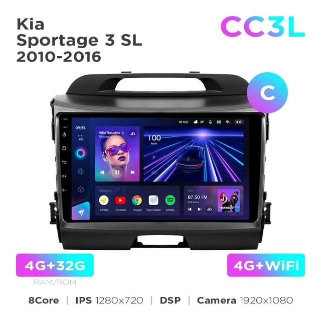 Radio samochodowe do Kia Sportage 3 SL 2010-2016 (C) Teyes CC3L 4+32 Gb 9" Radio samochodowe do Kia Sportage 3 SL 2010-2016 (C) Teyes CC3L 4+32 Gb 9"
