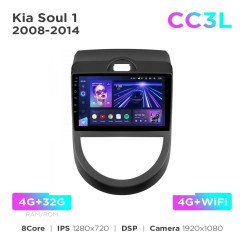 Radio samochodowe do Kia Soul 1 2008-2014 Teyes CC3L 4+32 Gb 9"