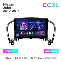 Radio samochodowe Teyes CC3L 4+64 Gb Nissan Juke 2010-2014 9"