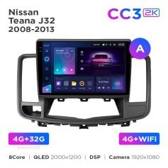 Radio samochodowe Teyes CC3 2k 4+32 Gb Nissan Teana J32 2008-2013 (A) 10"