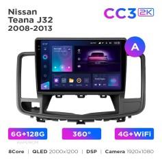 Radio samochodowe Teyes CC3 2k 6+128 Gb 360° Nissan Teana J32 2008-2013 (A) 10