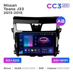 Radio samochodowe Teyes CC3 2k 4+32 Gb Nissan Teana J33 2013-2015 (AB) 10"