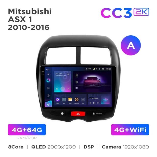Radio samochodowe Teyes CC3 2k 4+64 Gb Mitsubishi ASX 1 2010-2016 (A) 10