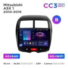 Radio samochodowe Teyes CC3 2k 4+64 Gb Mitsubishi ASX 1 2010-2016 (B) 10"
