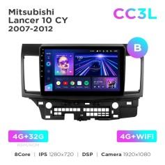 Radio samochodowe do Mitsubishi Lancer 10 CY 2007-2012 (B) Teyes CC3L 4+32 Gb 10"