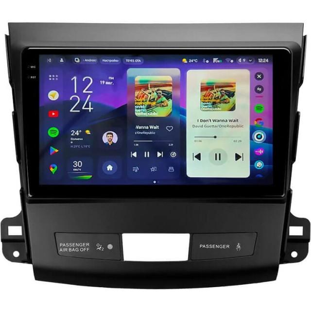 Radio samochodowe Teyes CC4 Pro 2k 12+256 Gb Mitsubishi Outlander 2 CW0W 2005-2013 / Citroen C-Crosser 1 2007-2013 / Peugeot 4007 2007-2012 (B) 9"