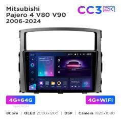 Radio samochodowe Teyes CC3 2k 4+64 Gb Mitsubishi Pajero 4 V80 V90 2006-2024 9