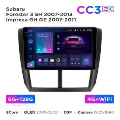 Radio samochodowe Teyes CC3 2k 6+128 Gb Subaru Forester 3 SH 2007-2013 / Impreza GH GE 2007-2011 9