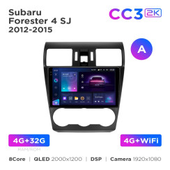 Radio samochodowe Teyes CC3 2k 4+32 Gb Subaru Forester 4 SJ 2012-2015 (A) 9"
