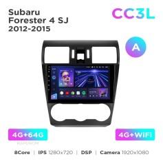 Radio samochodowe Teyes CC3L 4+64 Gb Subaru Forester 4 SJ 2012-2015 (A) 9"