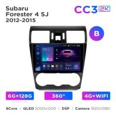 Radio samochodowe Teyes CC3 2k 6+128 Gb 360° Subaru Forester 4 SJ 2012-2015 (B) 9
