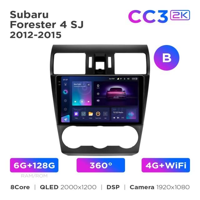 Radio samochodowe Teyes CC3 2k 6+128 Gb 360° Subaru Forester 4 SJ 2012-2015 (B) 9