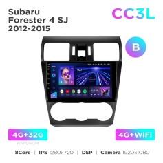 Radio samochodowe do Subaru Forester 4 SJ 2012-2015 (B) Teyes CC3L 4+32 Gb 9"