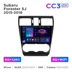 Radio samochodowe Teyes CC3 2k 6+128 Gb Subaru Forester SJ 2015-2018 9