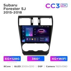 Radio samochodowe Teyes CC3 2k 6+128 Gb 360° Subaru Forester SJ 2015-2018 9