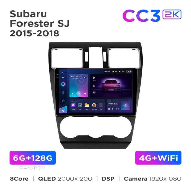 Radio samochodowe Teyes CC3 2k 6+128 Gb Subaru Forester SJ 2015-2018 9