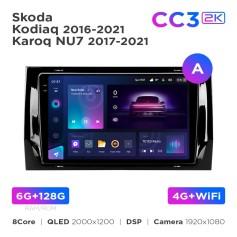 Radio samochodowe Teyes CC3 2k 6+128 Gb Skoda Kodiaq 2016-2021 / Karoq NU7 2017-2021 (A) 9"