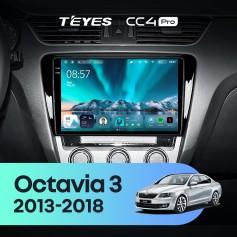 Radio samochodowe Teyes CC4 Pro 2k 8+128 Gb Skoda Octavia 3 A7 2013-2018 (A) 10"
