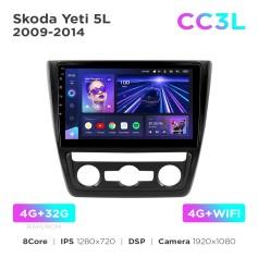 Radio samochodowe do Skoda Yeti 5L 2009-2014 Teyes CC3L 4+32 Gb 10"