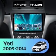 Radio samochodowe Teyes CC4 Pro 2k 12+256 Gb Skoda Yeti 5L 2009-2014 10"