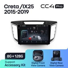 Radio samochodowe Teyes CC4 Pro 2k 8+128 Gb Hyundai Creta IX25 2015-2019 10"