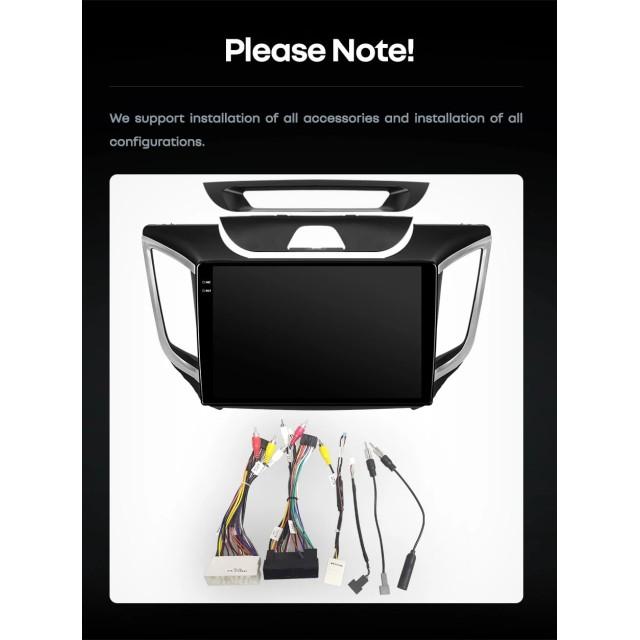 Radio samochodowe Teyes CC4 Pro 2k 8+128 Gb Hyundai Creta IX25 2015-2019 10"