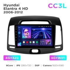 Radio samochodowe do Hyundai Elantra 4 HD 2006-2012 Teyes CC3L 4+32 Gb 9"