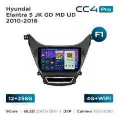 Radio samochodowe Teyes CC4 Pro 2k 12+256 Gb Hyundai Elantra 5 JK GD MD UD 2010-2016 (F1) 9"