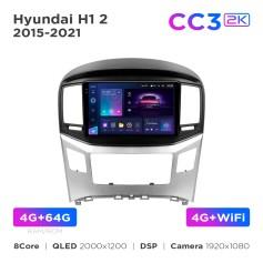 Radio samochodowe Teyes CC3 2k 4+64 Gb Hyundai H1 2 TQ 2015-2021 (F2) 9"