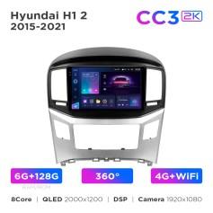 Radio samochodowe Teyes CC3 2k 6+128 Gb 360° Hyundai H1 2 TQ 2015-2021 (F2) 9