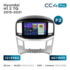Radio samochodowe Teyes CC4 Pro 2k 12+256 Gb Hyundai H1 2 TQ 2015-2021 (F2) 9"