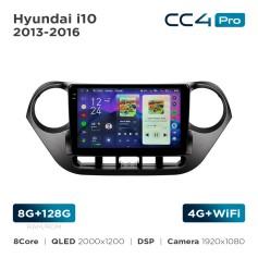 Radio samochodowe Teyes CC4 Pro 2k 8+128 Gb Hyundai i10 2013-2016 9"