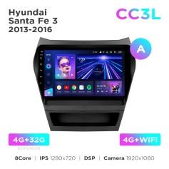 Radio samochodowe do Hyundai Santa Fe 3 2013-2016 (A) Teyes CC3L 4+32 Gb 9"