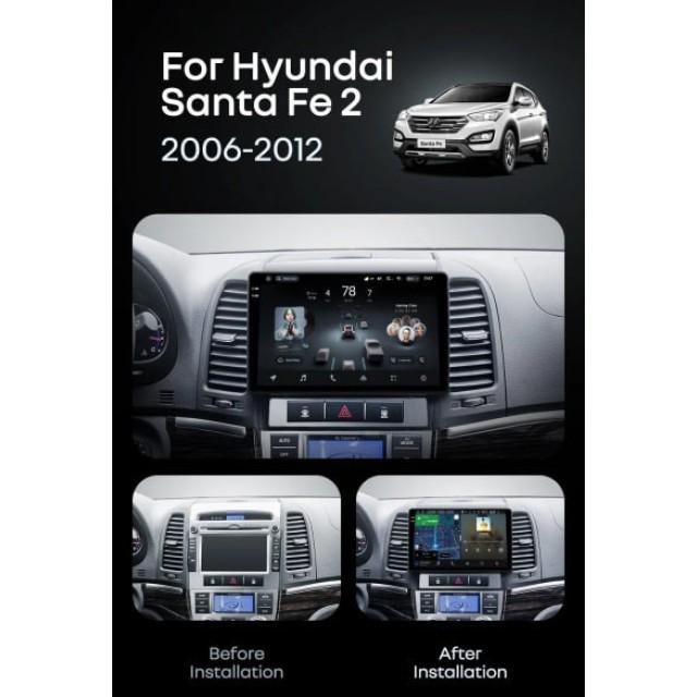 Radio samochodowe Teyes CC4 Pro 2k 8+128 Gb Hyundai Santa Fe 2 2006-2012 9"