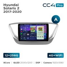 Radio samochodowe Teyes CC4 Pro 2k 12+256 Gb Hyundai Solaris 2 2017-2020 (A) 9"