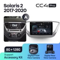 Radio samochodowe Teyes CC4 Pro 2k 8+128 Gb Hyundai Solaris 2 2017-2020 (A) 9"